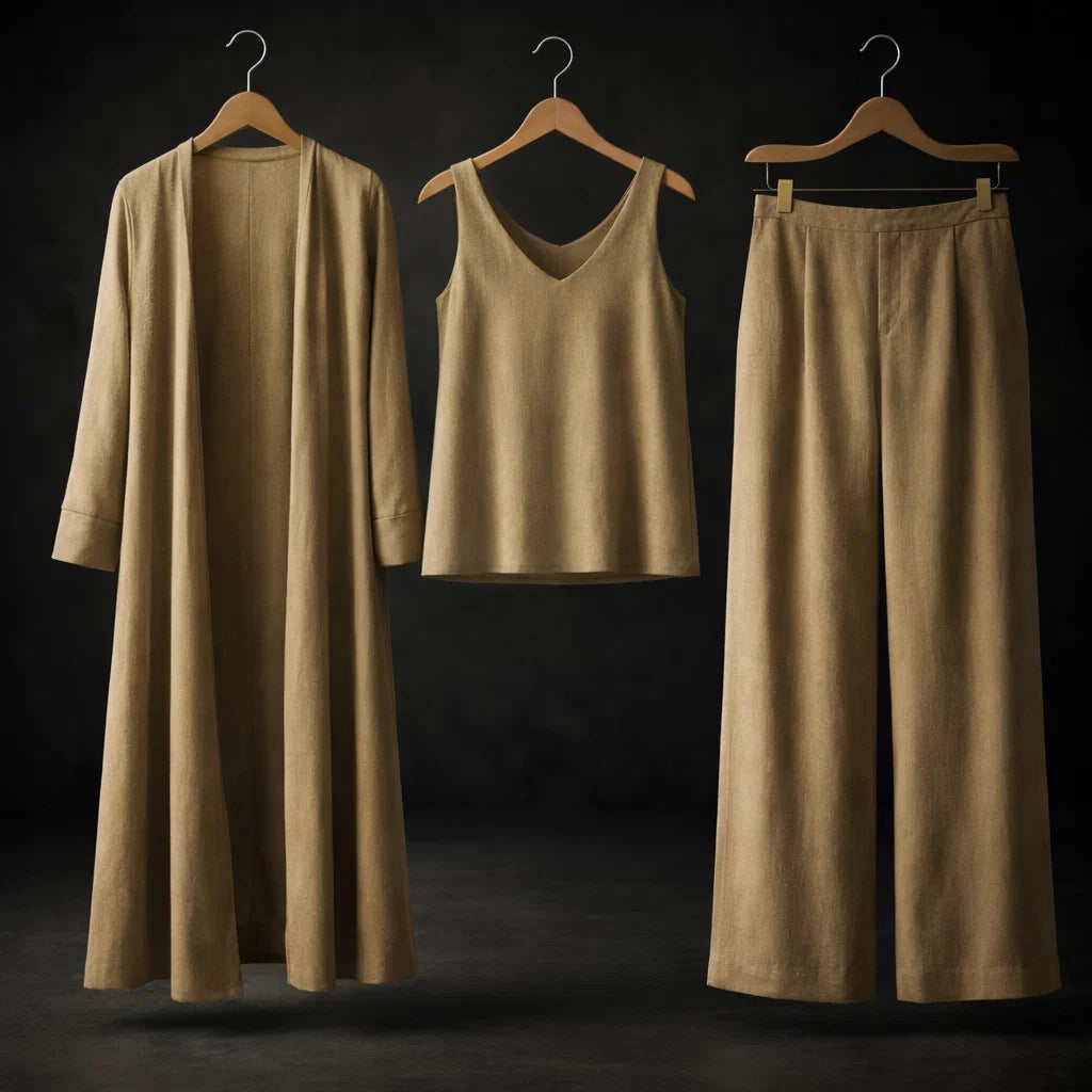 Pauline Signature Linen Knit Set
