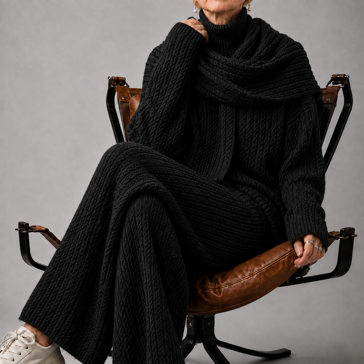 Alena Cashmere Signature Knit Set