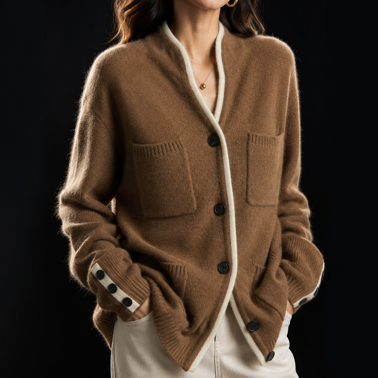 Marcelline Cashmere Cardigan