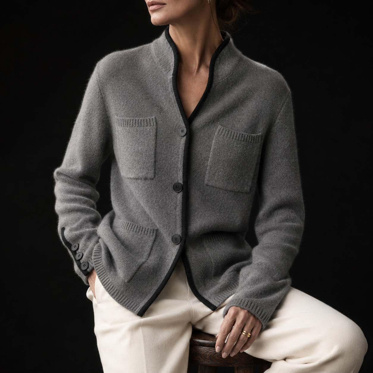 Marcelline Cashmere Cardigan