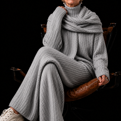 Alena Cashmere Signature Knit Set