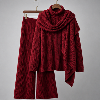 Alena Cashmere Signature Knit Set