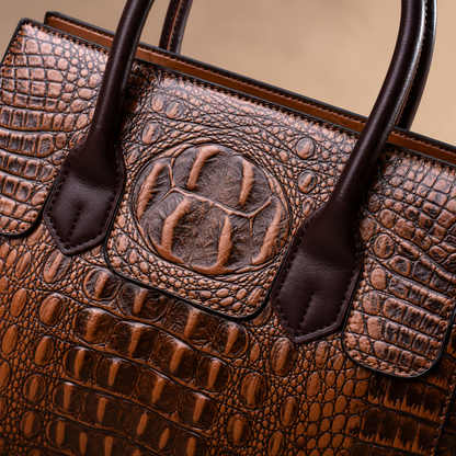 Helen Crocodile Leather Bag