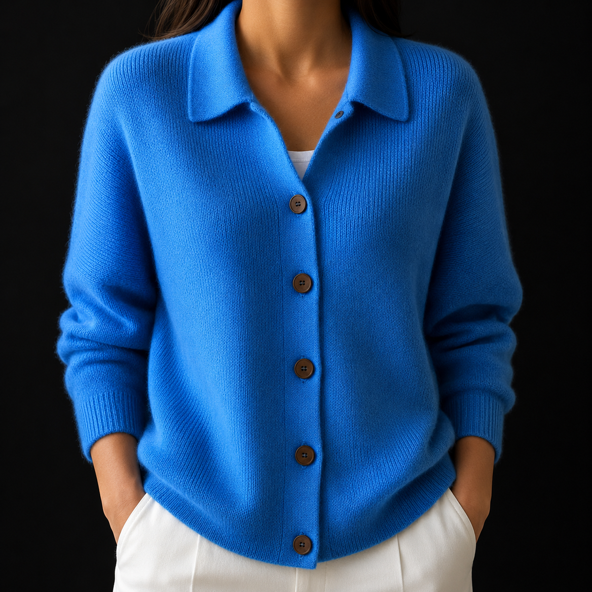 Elara Cashmere Cardigan