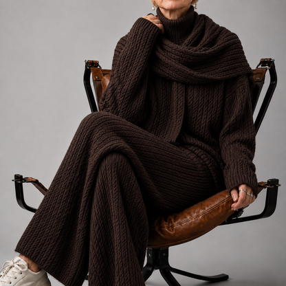 Alena Cashmere Signature Knit Set