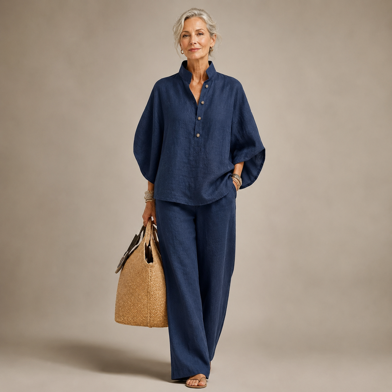Kiyomi Linen Lounge Set