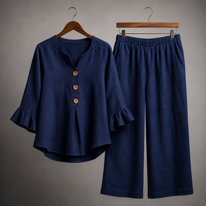 Camille Summer Linen Set