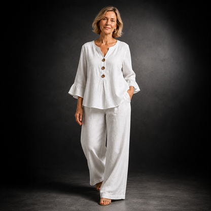 Camille Summer Linen Set