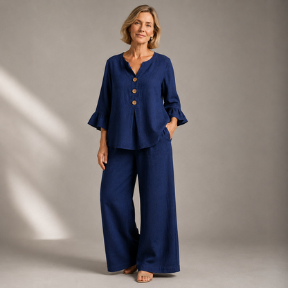 Camille Summer Linen Set