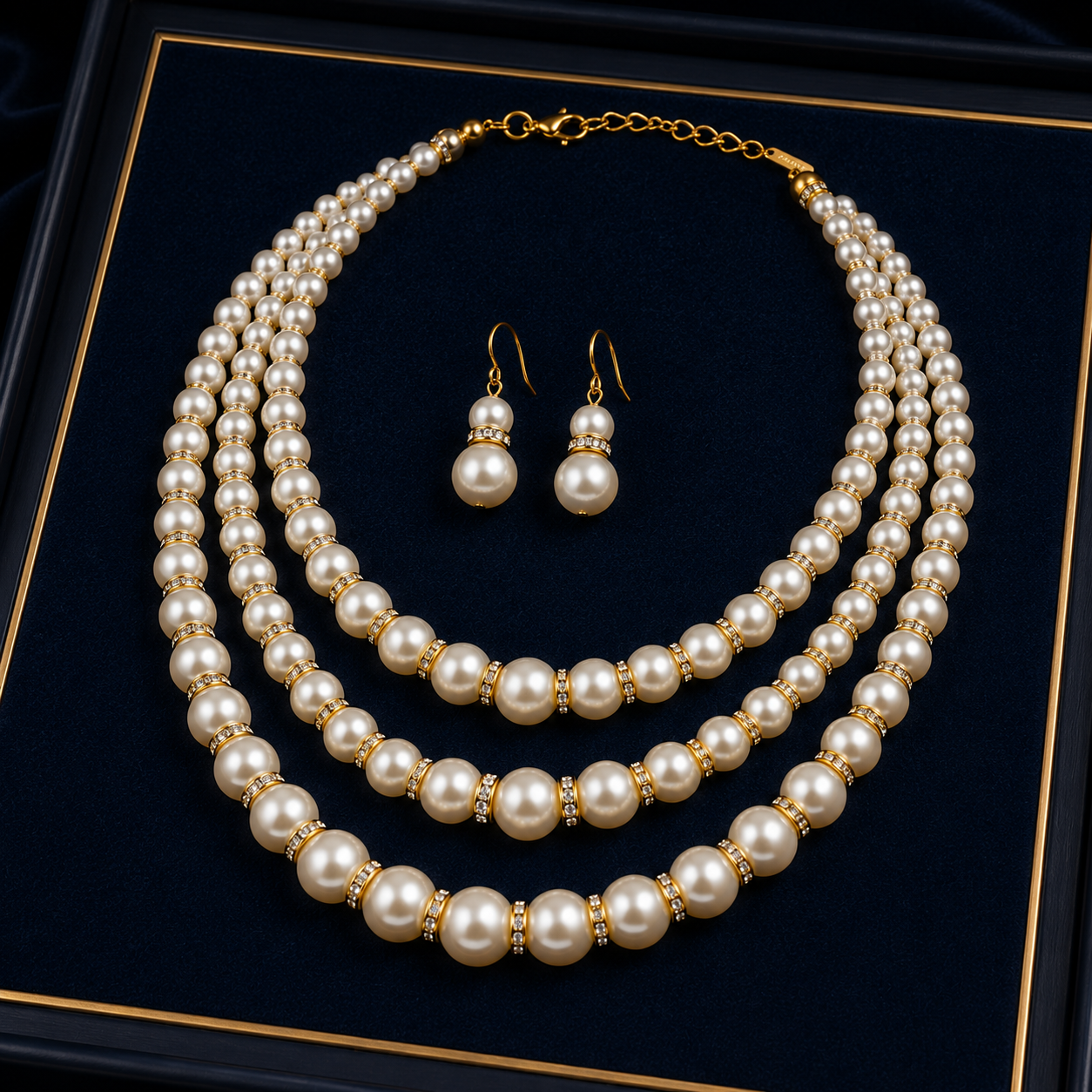 Anne-Marie Akoya Pearl Set