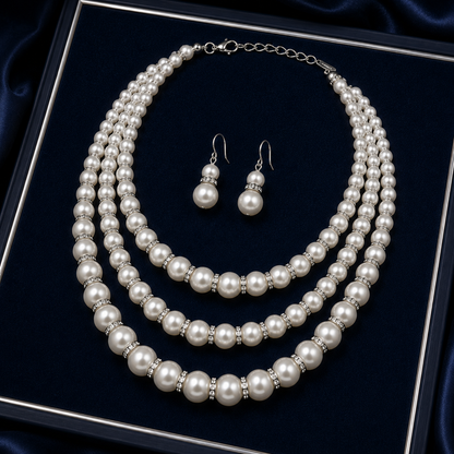 Anne-Marie Akoya Pearl Set