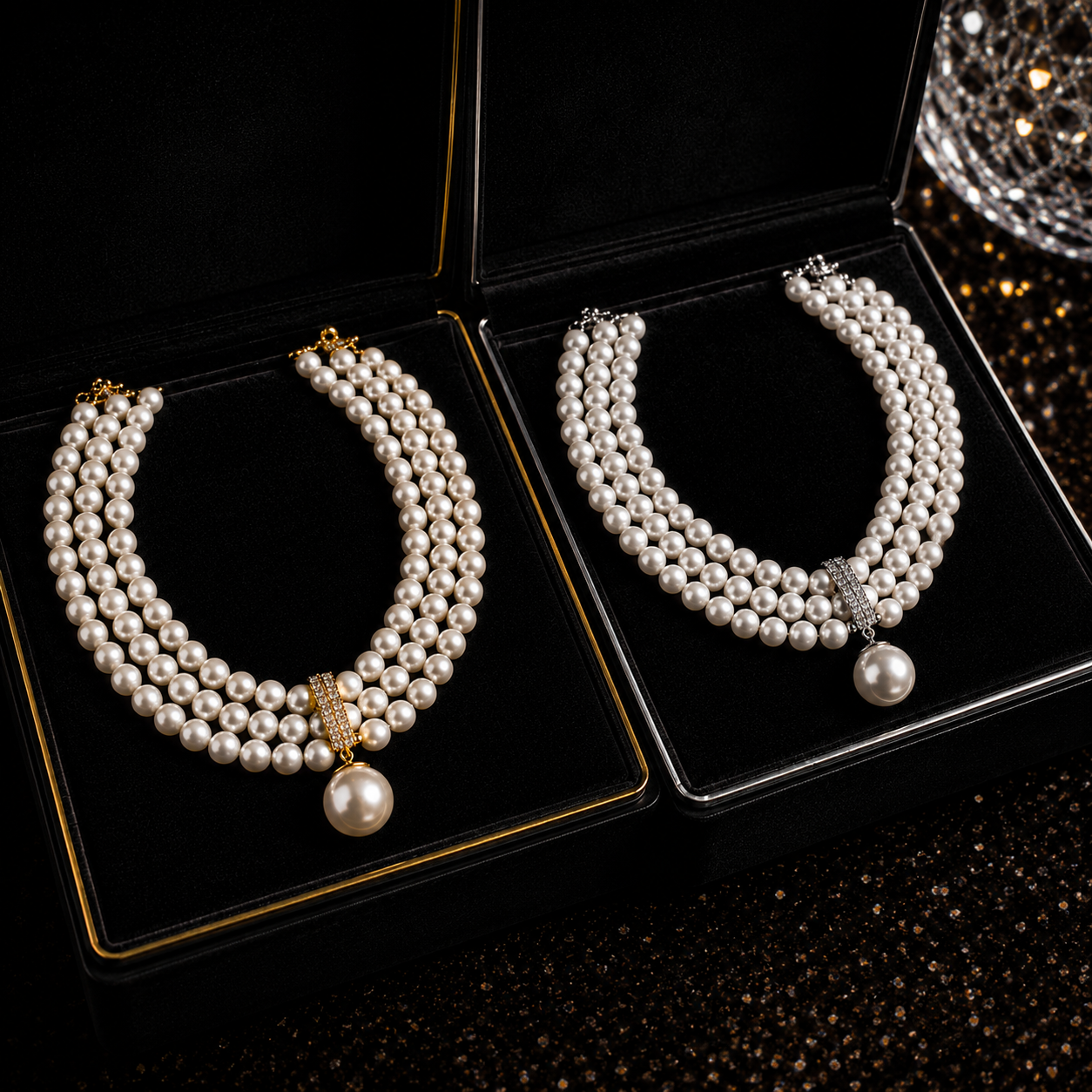 Maison Royale Triple Pearl Necklace