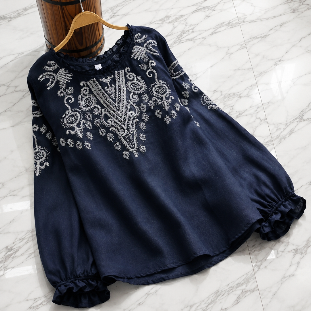 Margaret Grace Cotton Blouse