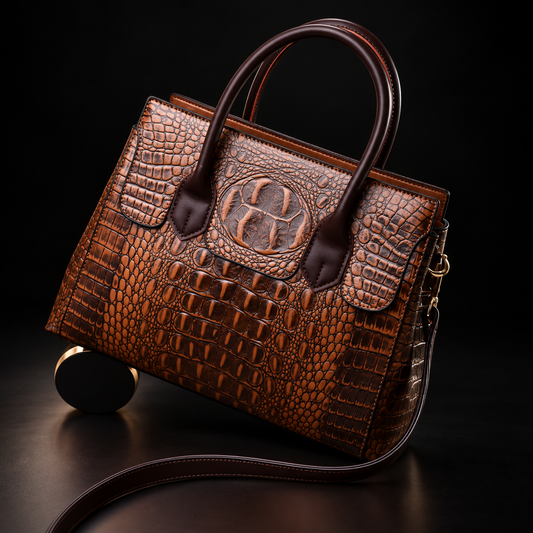 Helen Crocodile Leather Bag