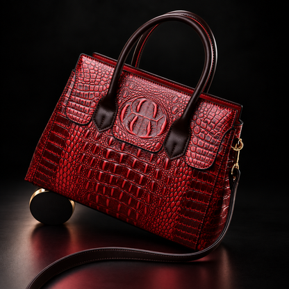 Helen Crocodile Leather Bag