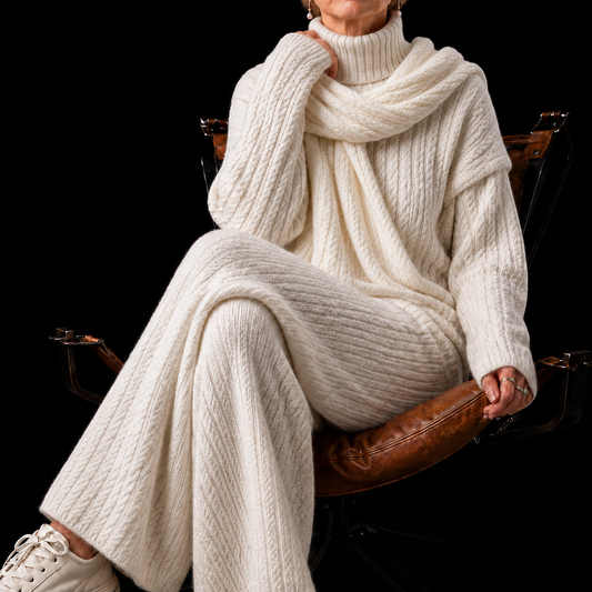 Alena Cashmere Signature Knit Set