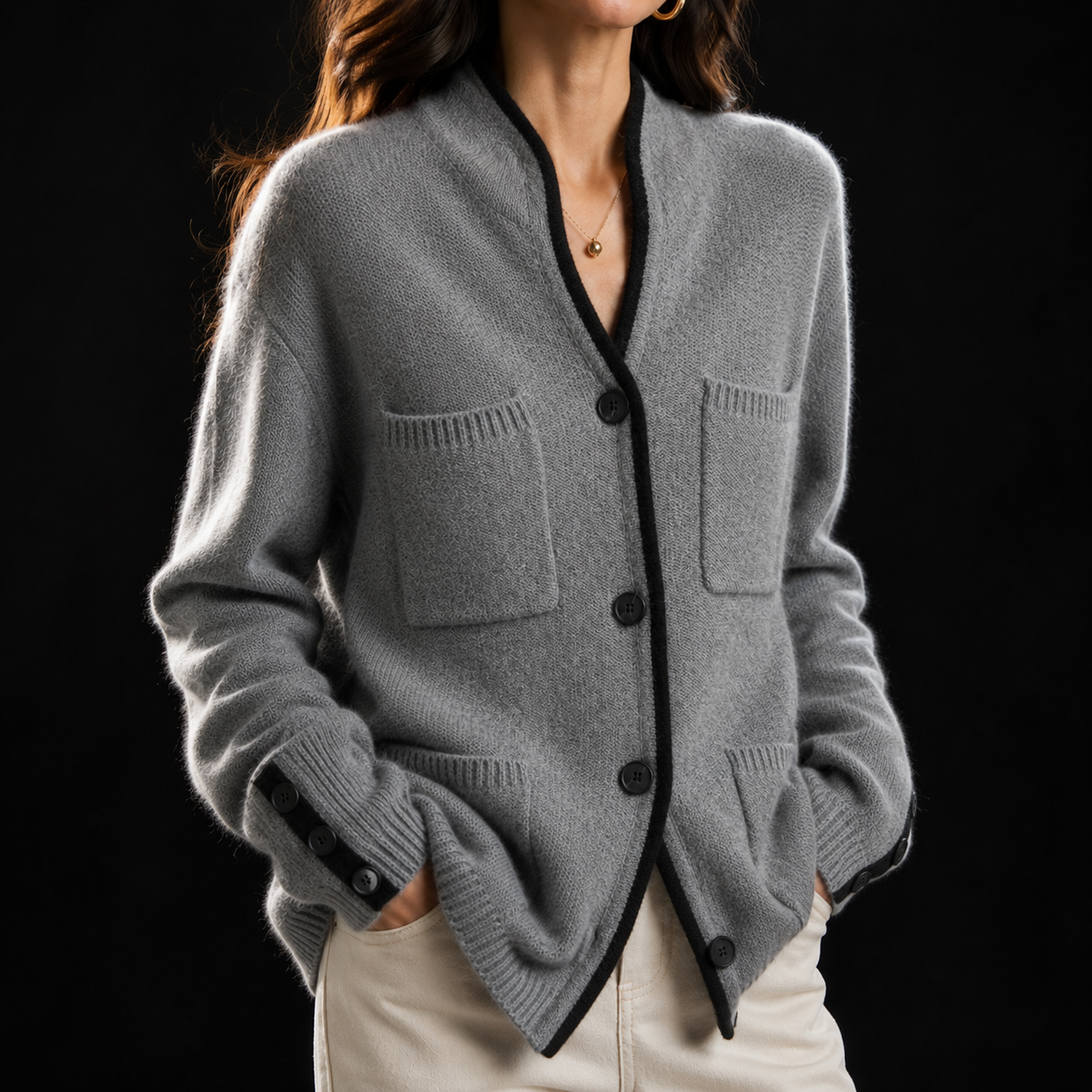 Marcelline Cashmere Cardigan