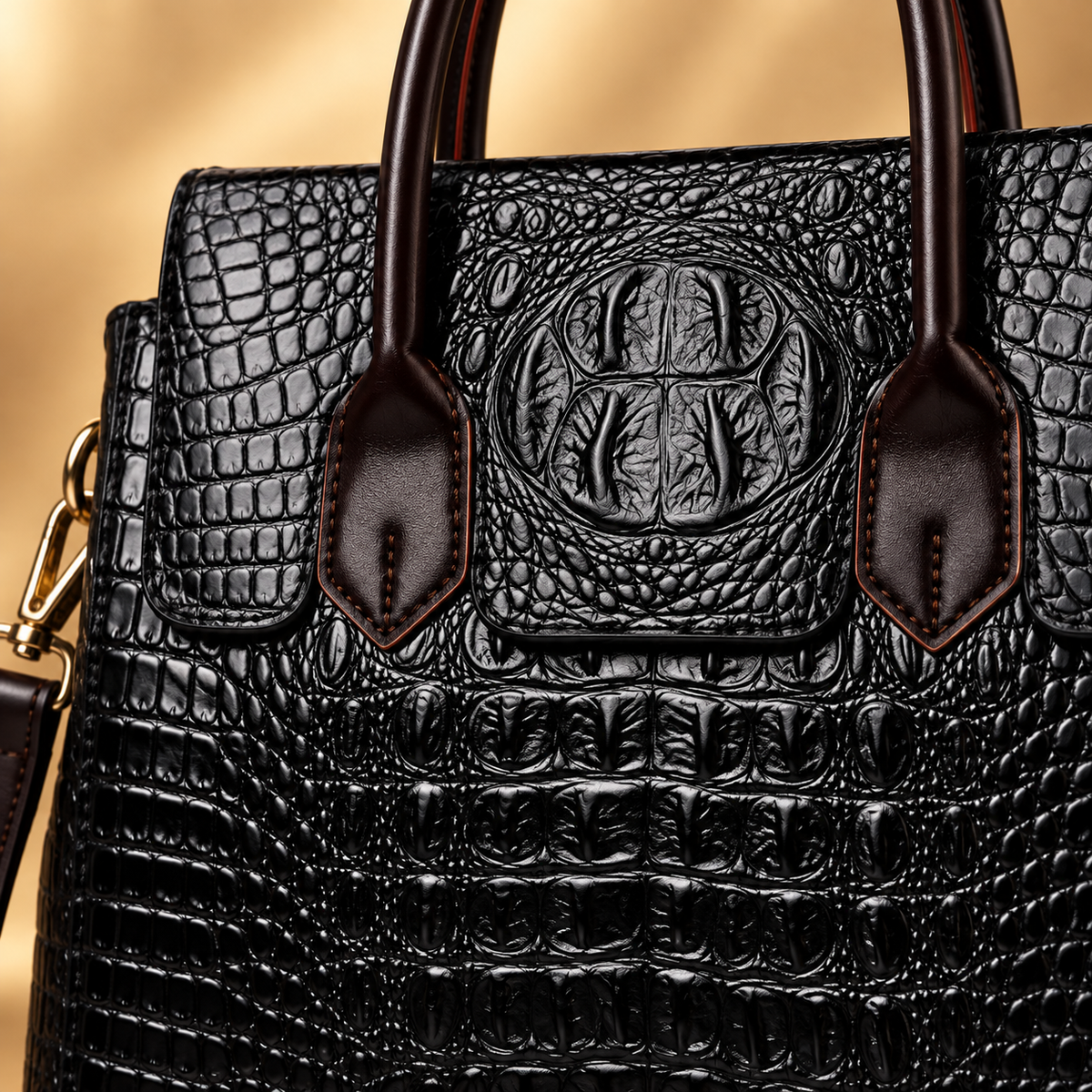 Helen Crocodile Leather Bag