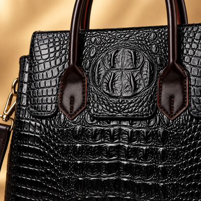 Helen Crocodile Leather Bag