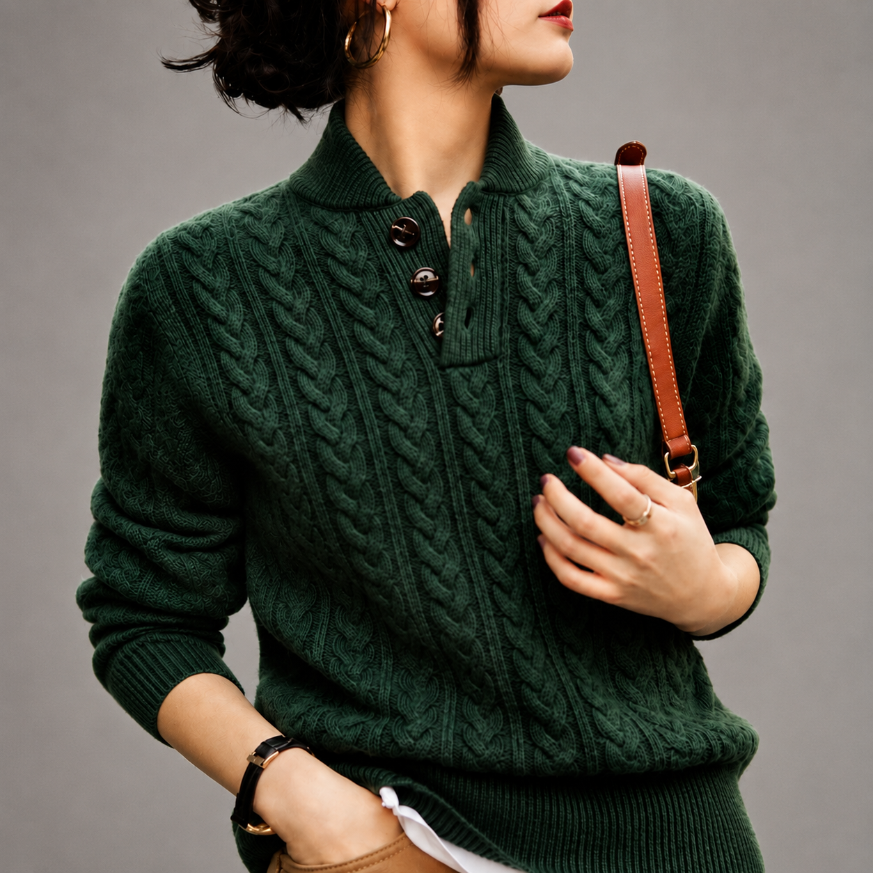 Sierra Cashmere Knit Cardigan