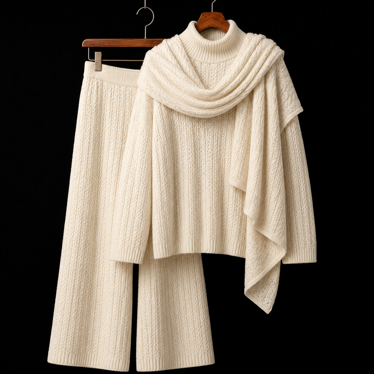 Alena Cashmere Signature Knit Set