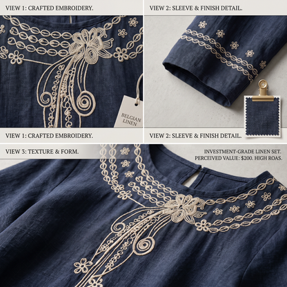 Riviera Floral Linen Set