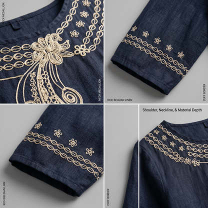 Riviera Floral Linen Set