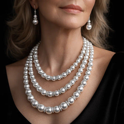 Anne-Marie Akoya Pearl Set