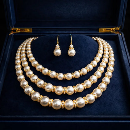 Anne-Marie Akoya Pearl Set