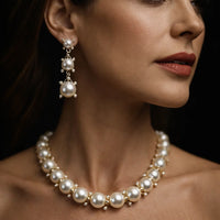3PC White (Necklace + Earring)