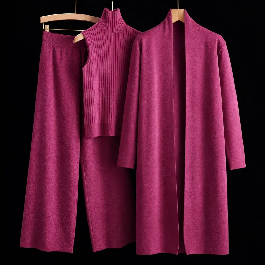 Marcelline Cashmere Signature Knit Set
