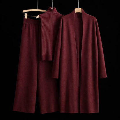 Madeleine Cashmere Signature Knit Set