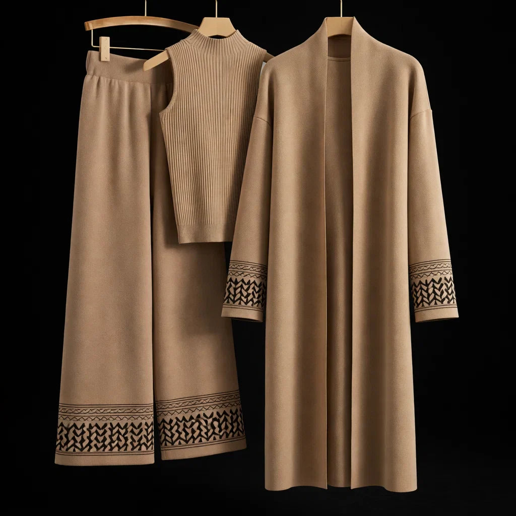 Marielle Cashmere Signature Knit Set