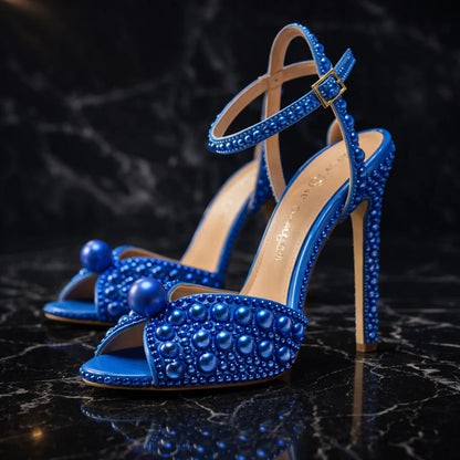 Royal Pearl Grace Heels