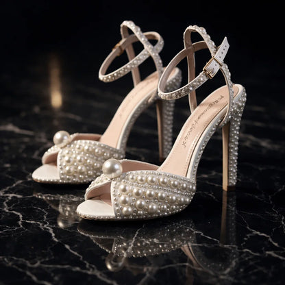 Royal Pearl Grace Heels