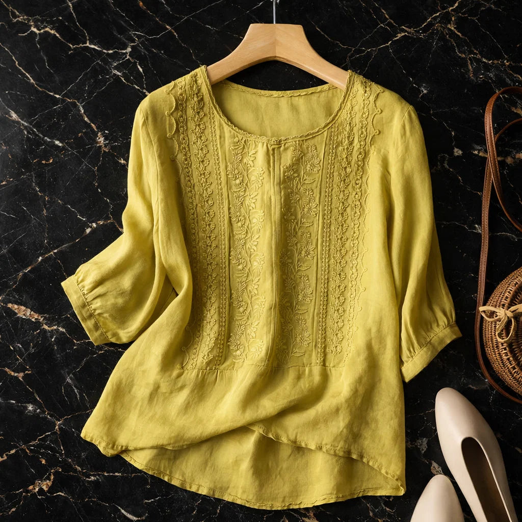 Adele Linen Blouse