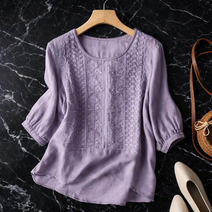 Adele Linen Blouse