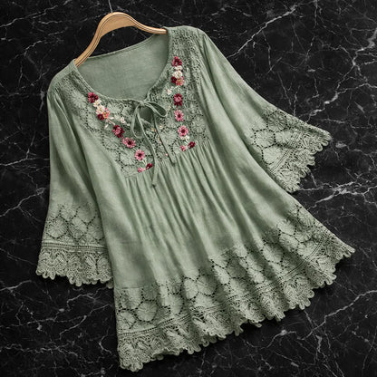Florienne Linen Blouse