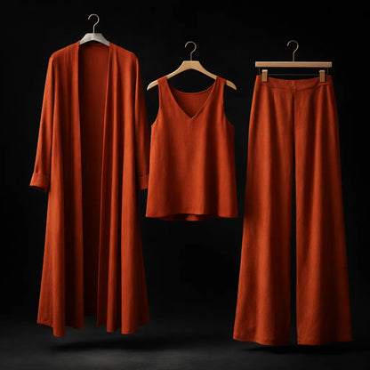 Pauline Signature Linen Knit Set